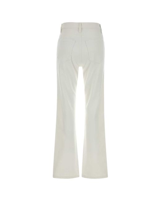 Jil Sander White Denim Jeans