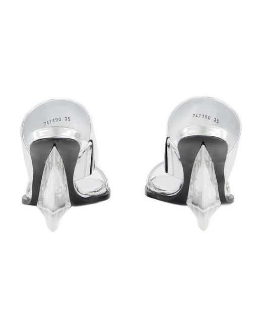 McQueen White Sandals