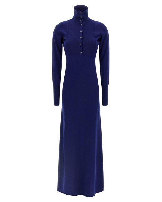 Abito Lungo A Coste di Tom Ford in Blue