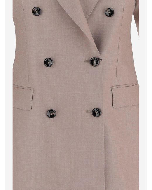 Tagliatore Natural Wool And Silk Blend Jacket