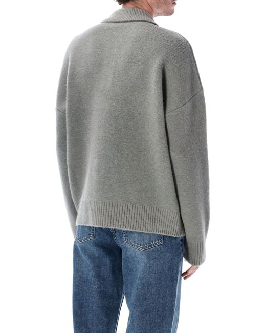 AMI Gray Sweaters for men