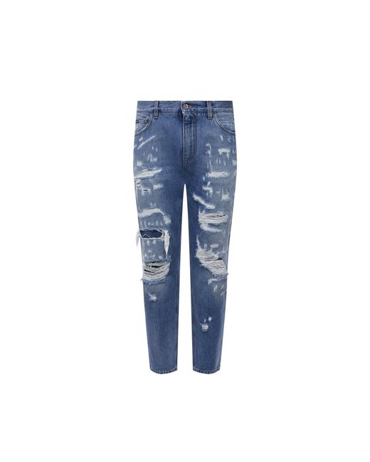 Dolce & Gabbana Blue Cotton Denim Jeans for men