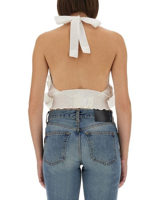 THE GARMENT Blue "cyprus Layer" Top With Ruffles