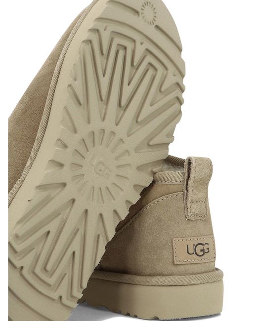 Ugg "classic Ultra Mini" Enkelschoenen in het Brown