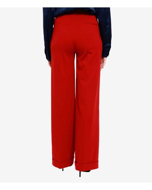 Semicouture Red Halbbluthose rot
