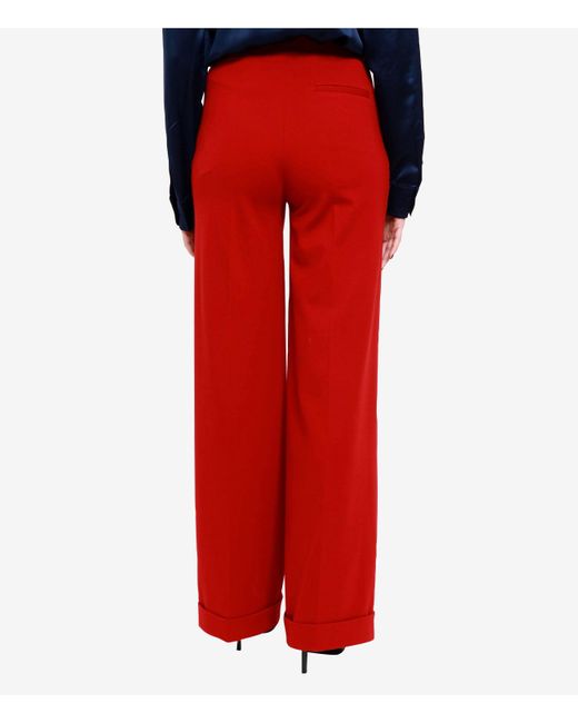 Semicouture Red Trousers
