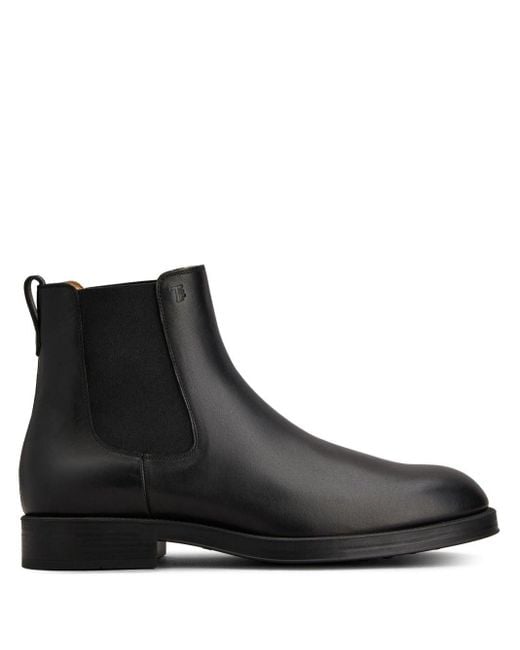 Tod's Leren Chelsea Laarzen in het Black voor heren