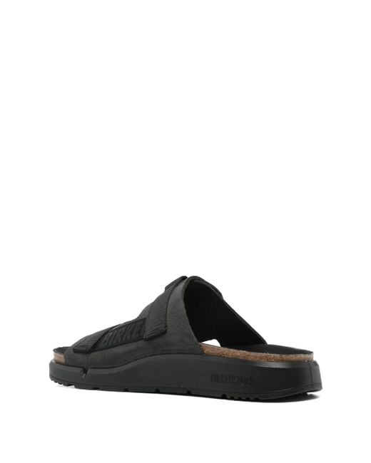 Birkenstock Black Shinjuku 2S, Nubuck Leather/Textile Shoes
