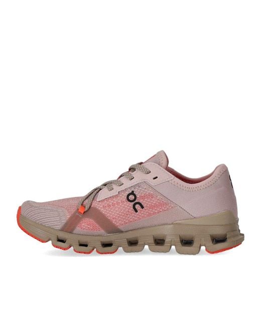 On Shoes Pink Cloud X 4 Ad Mauve Salm Sneaker for men