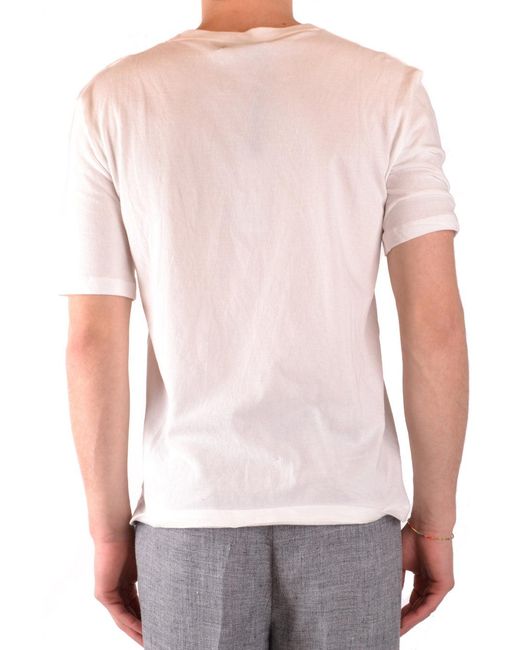 Laneus T-shirt Wit in het White voor heren