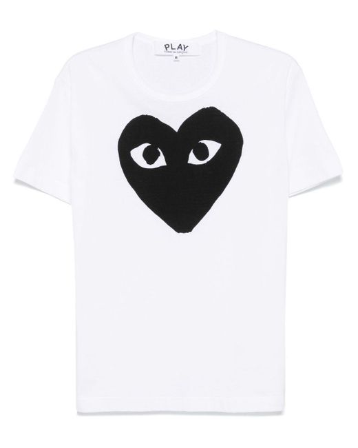 Comme des Garçons Black Comme Des Garcons Heart Cotton T Shirt