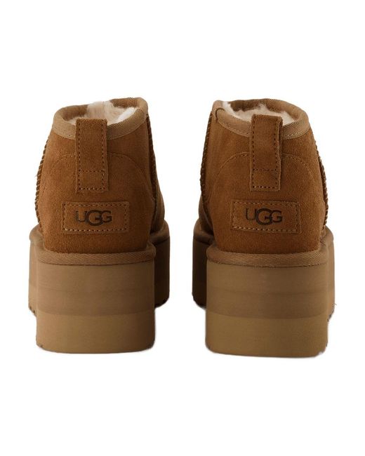 Classic Maxi Mini Women in Brown Shearling Ugg