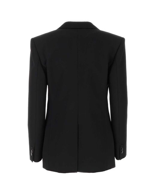 Givenchy Black Wool Blend Blazer