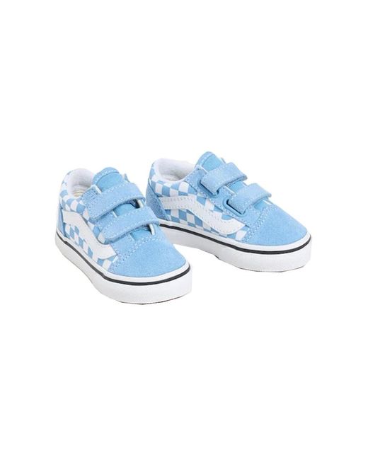 Vans Blue "Old Skool Checkerboard" Snekaer