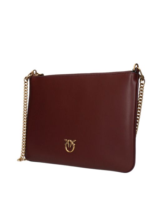 Pinko Purple Crossbody Bags Leather/Burgundy