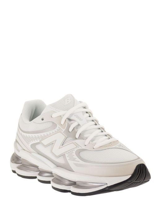 New Balance White Abzorb 2000 Sneakers