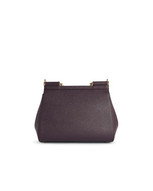 Dolce & Gabbana Purple Large 'Sicily' Handbag
