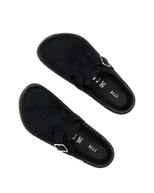 Birkenstock Black Boston Pony Like Fur Exq 1774