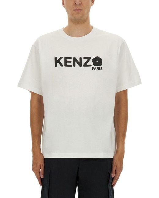 KENZO White "Boke Flower 2.0" T Shirt