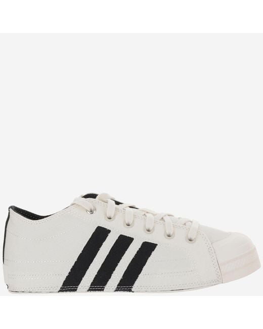 Y-3 White Nizza Lo Sneakers for men