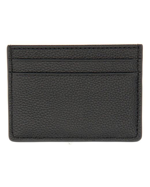 Boss Black Leather Card Holder for men