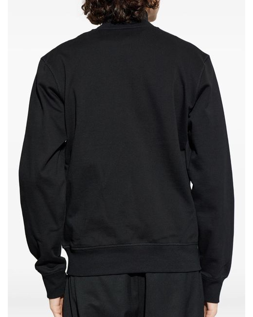 DIESEL Black Zip-Up Sweatshirt for men