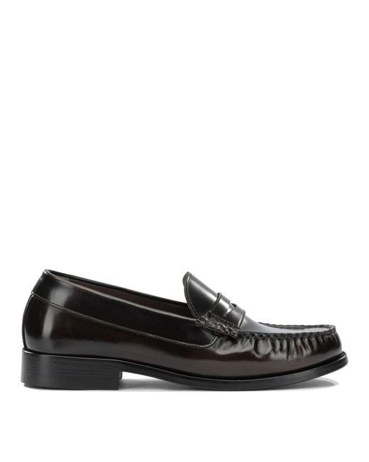 Alohas Black "Rivet" Loafers