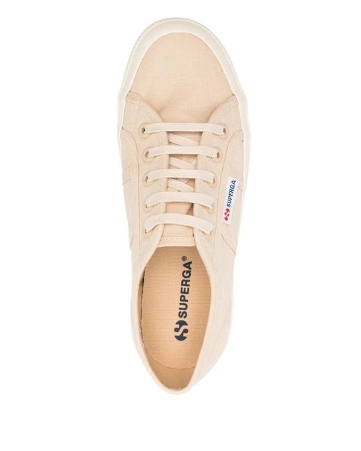 Superga White 2750 Linen