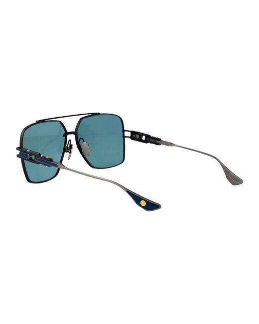 Dita Eyewear Blue Aviator Sunglasses Dts159 A 02 Mbk As
