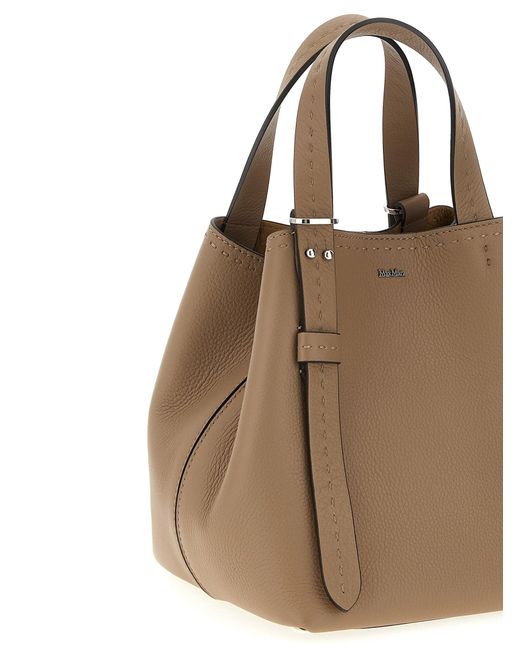Max Mara Brown Extra kleiner 'Archetipo' Handtasche