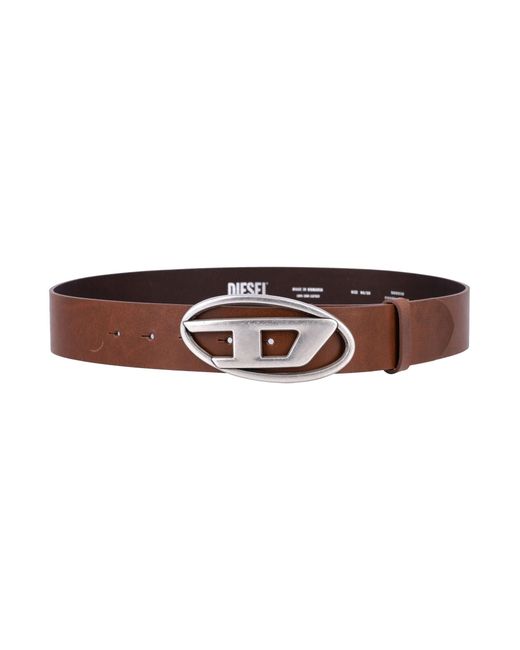 DIESEL Brown B-1Dr Belt for men