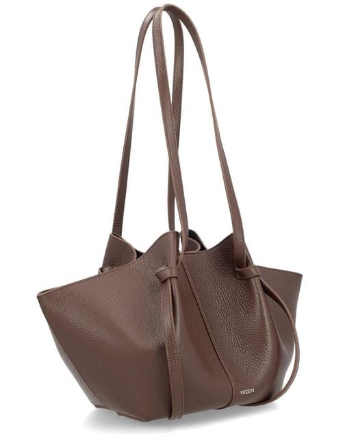 Yuzefi Brown Small Mochi Bag