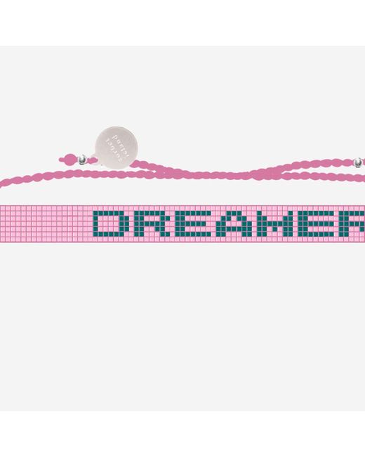 Sorbet Island Pink Glass Pearl Bracelet