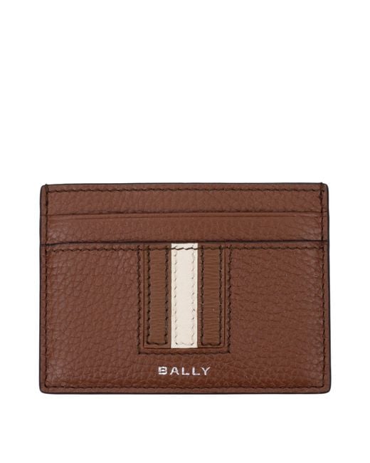 Bally Brown Document Holder/Leather