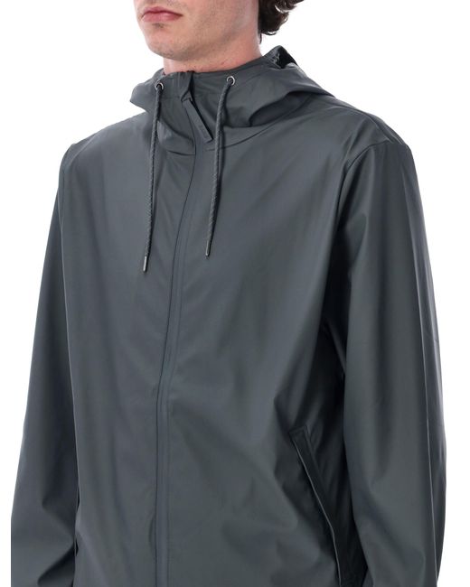 Rains Blue Storm Breaker Waterproof Raincoat