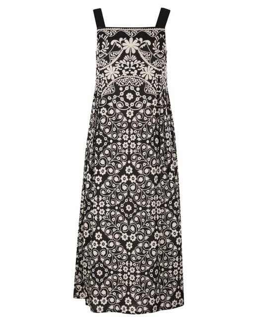 Weekend by Maxmara White Wkimoli – Printed Cotton Long Dress