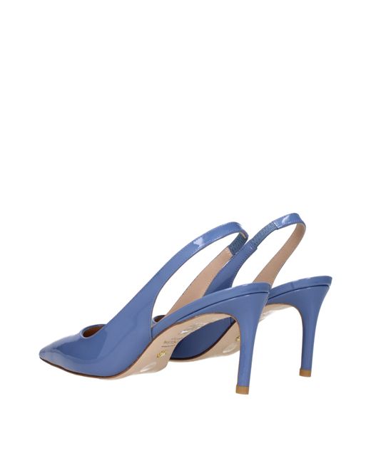 Stuart Weitzman Blue Sandalen Stuart Frau malen himmlische/blaue Stahl