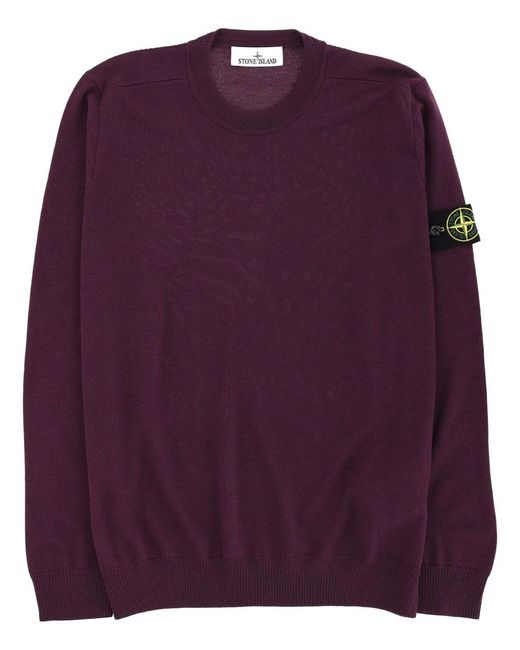 Stone Island Purple Maglia for men