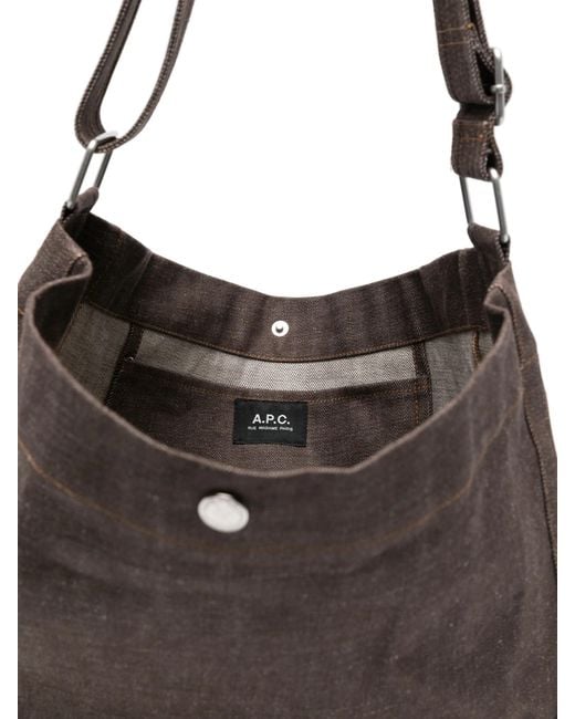 A.P.C. Black Besace Journal