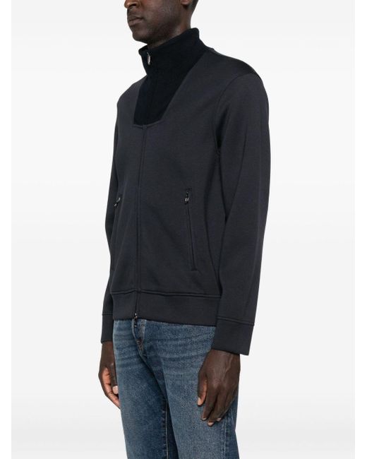 Sudadera con cremallera de cápsula emporio armani Emporio Armani de hombre de color Black