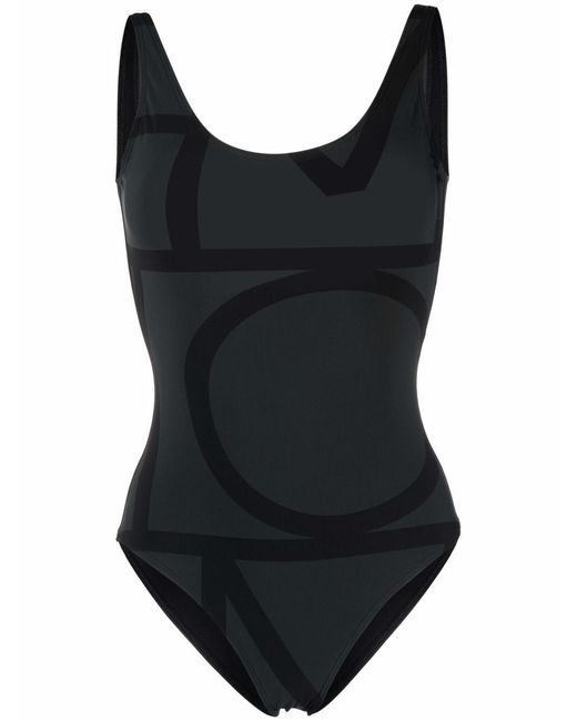 Totême  Badpak Met Monogram in het Black