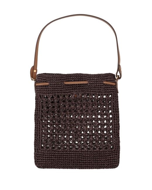 Miu Miu Black Crochet Net Bag