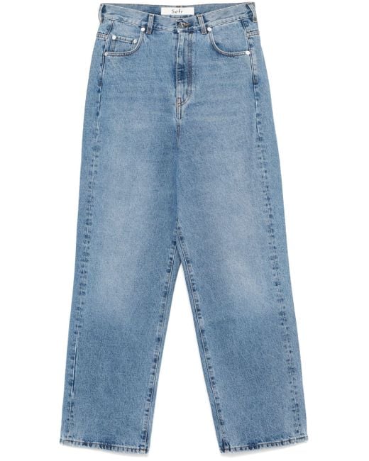 Séfr Blue Disco Cut Jeans for men