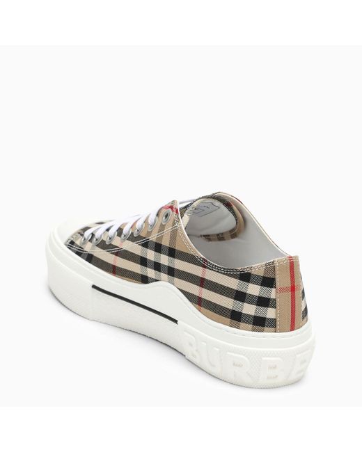 Burberry Natural Low Vintage Check Sneaker