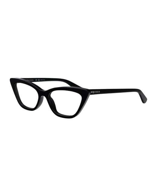 McQueen Black Cat Eye Optical Am0560 O 001