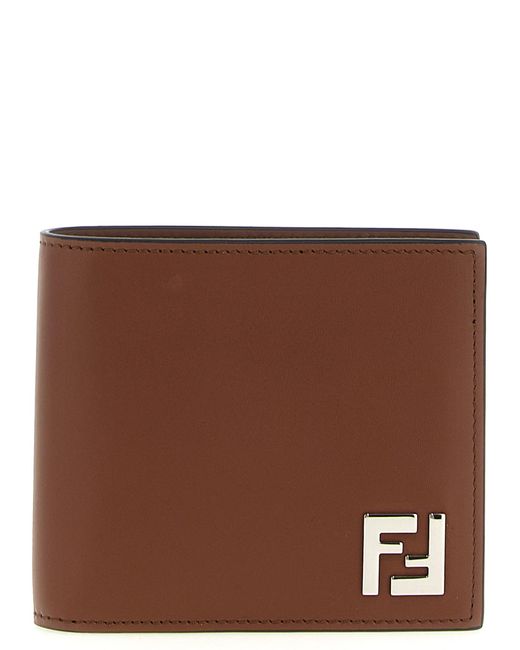 Billetera 'bifold squared ff' Fendi de hombre de color Brown