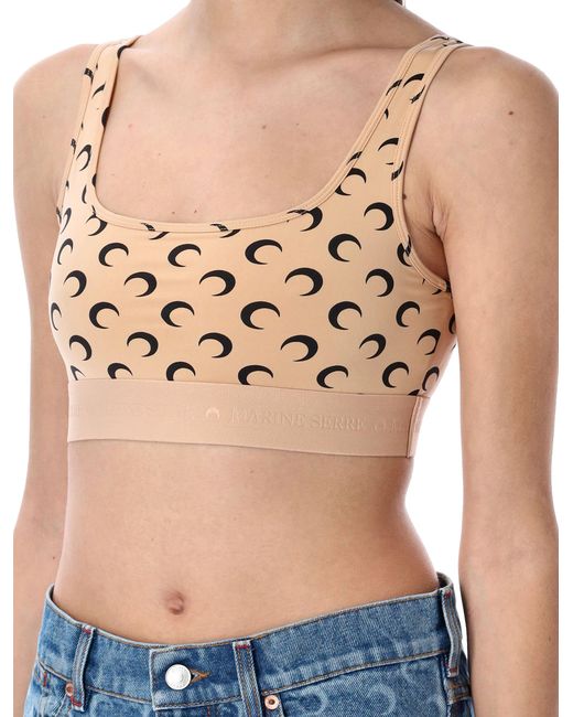 MARINE SERRE Top in het Blue
