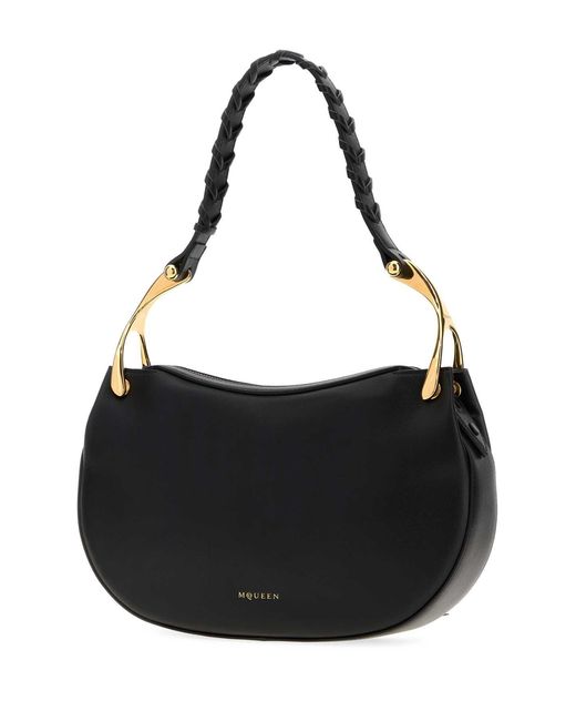 McQueen Black Wishbone