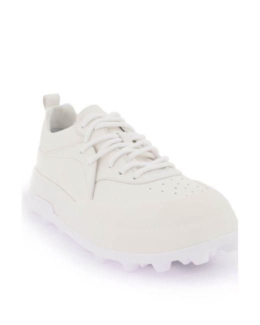 Sneakers Orb di Jil Sander in White da Uomo