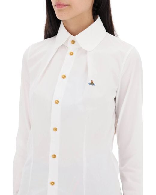 Vivienne Westwood White Toulouse -Hemd mit Darts